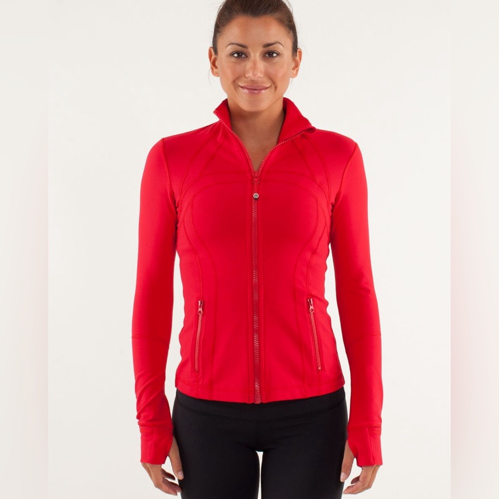 Lululemon Define Jacket, 1st Gen, Red, Size 4